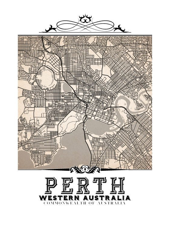 Perth Vintage Sepia