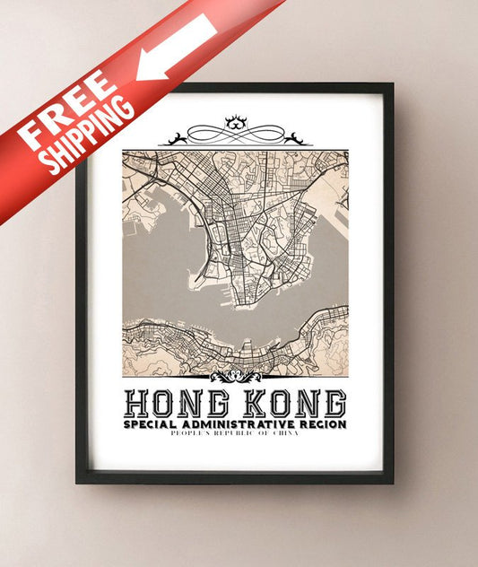 Hong Kong Vintage Sepia