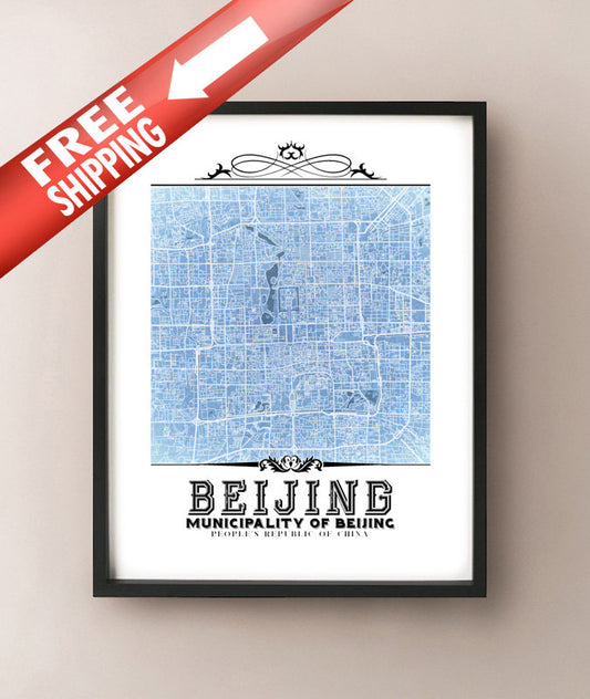 Plano vintage de Beijing