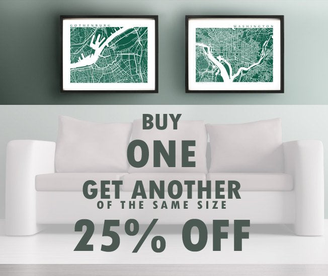 Buy One, Get One of the same for 25% off