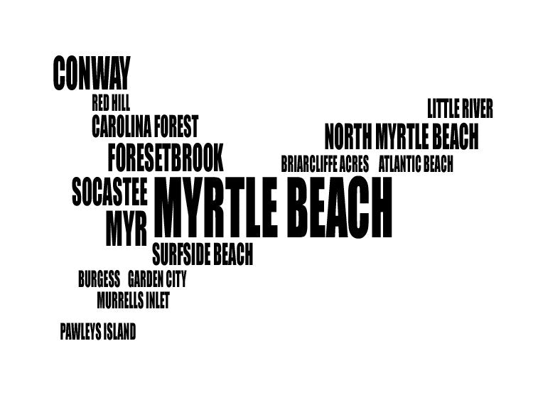 Myrtle Beach Typography