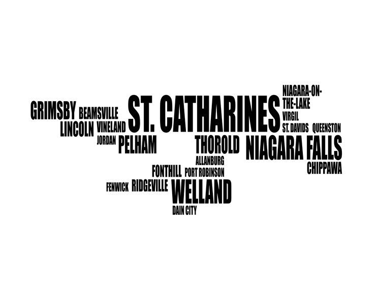 St Catharines Typography