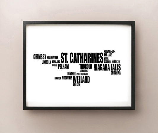 St Catharines Typography