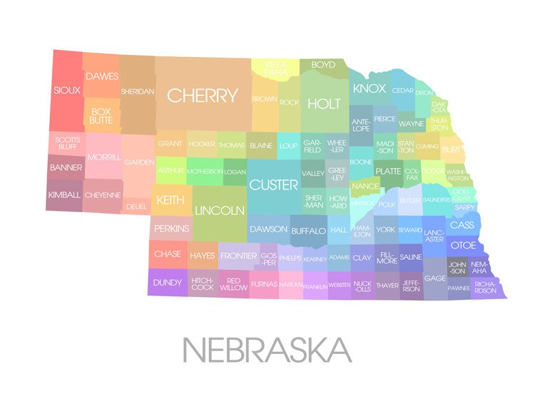 Nebraska Multicolor