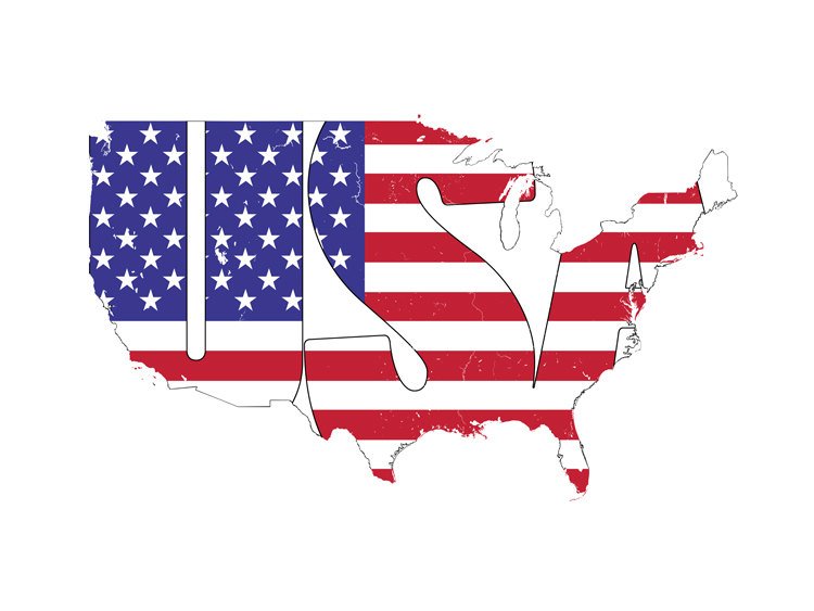 USA Font Flag