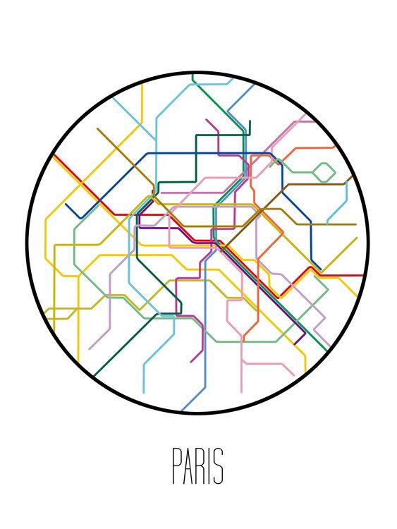 Paris Minimalist Metro