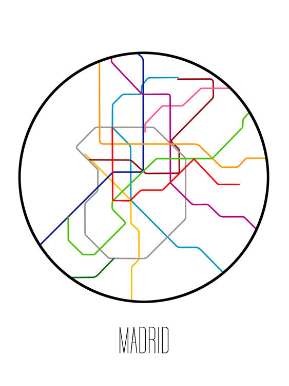 Madrid Minimalist Metro