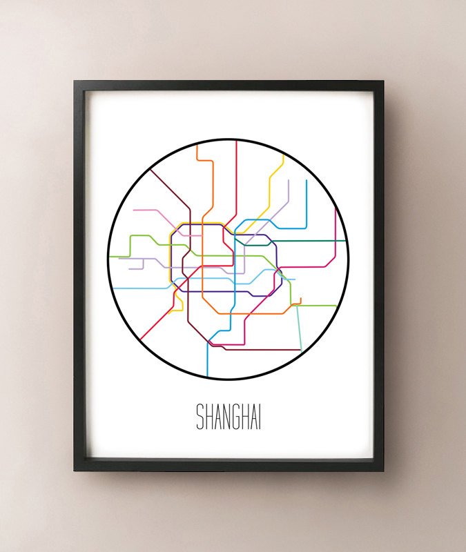 Shanghai Minimalist Metro
