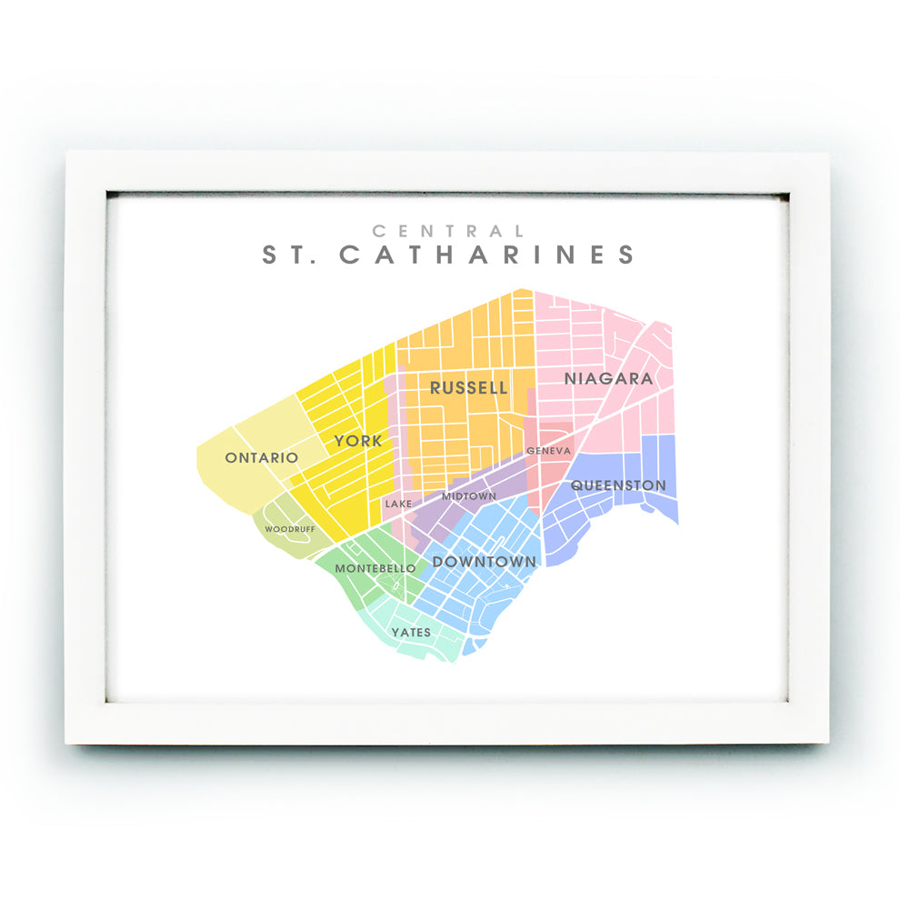 St Catherines Ontario Map