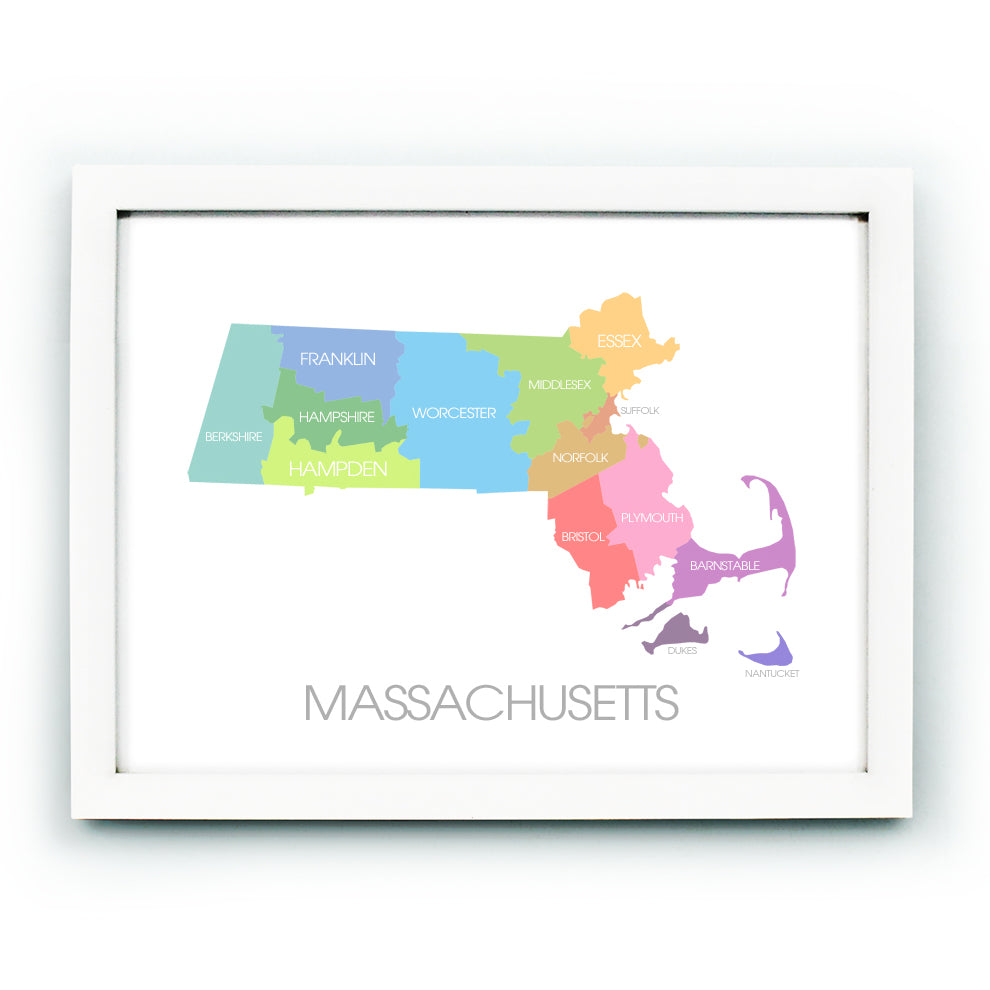 Massachusetts Multicolor